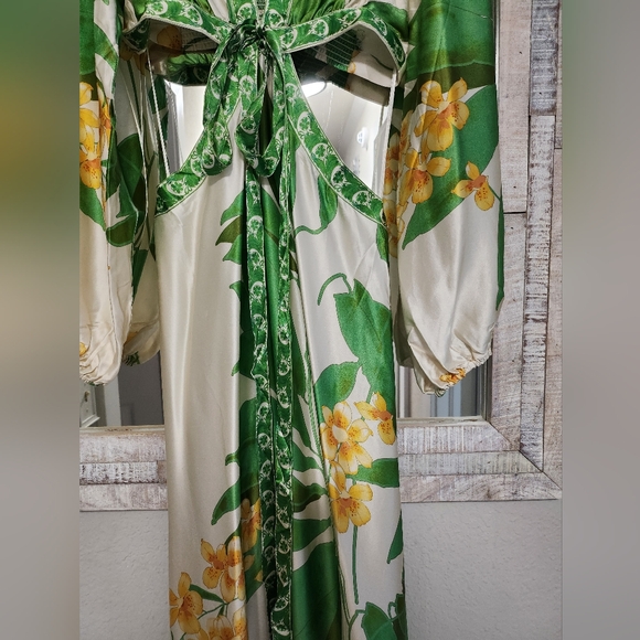 NEW Secret Mission Lydia Silk Dress - Picture 6 of 10